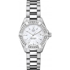 Tag Heuer Aquaracer White Pearl Diamond Ladies Luxury Watch WBD1413-BA0741 Tag Heuer Aquaracer White Pearl Diamond Ladies Luxury Watch WBD1413-BA0741